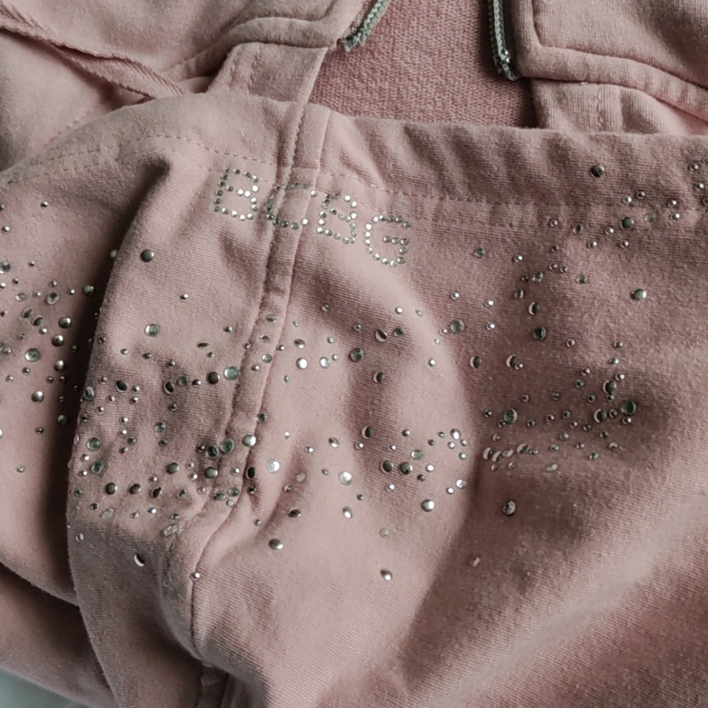 ✨BCBG woman size large pink hoodie - Picture 2 of 4